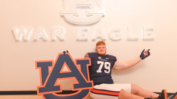 A photo from Connor Stroh's official visit.
